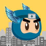 Play Flappy Superhero Dunk now!